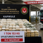 Kapıkule’de dev uyuşturucu operasyonu: 1 ton 153 kilogram uyuşturucu ele geçirildi